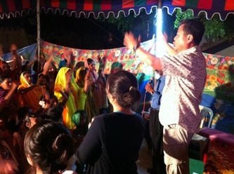 Baptism from one village