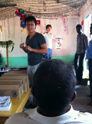 Dr. David with nursing students